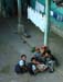 children playing in the street